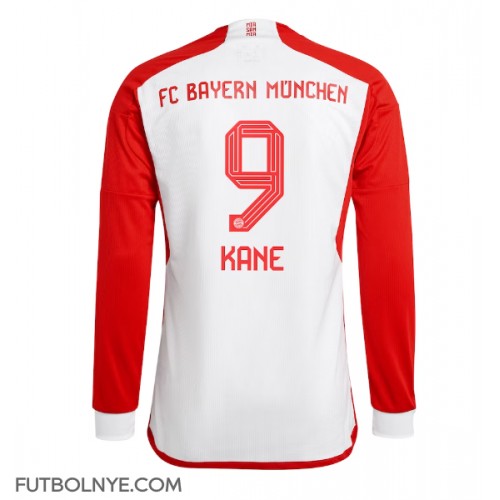 Camiseta Bayern Munich Harry Kane #9 Primera Equipación 2023-24 manga larga